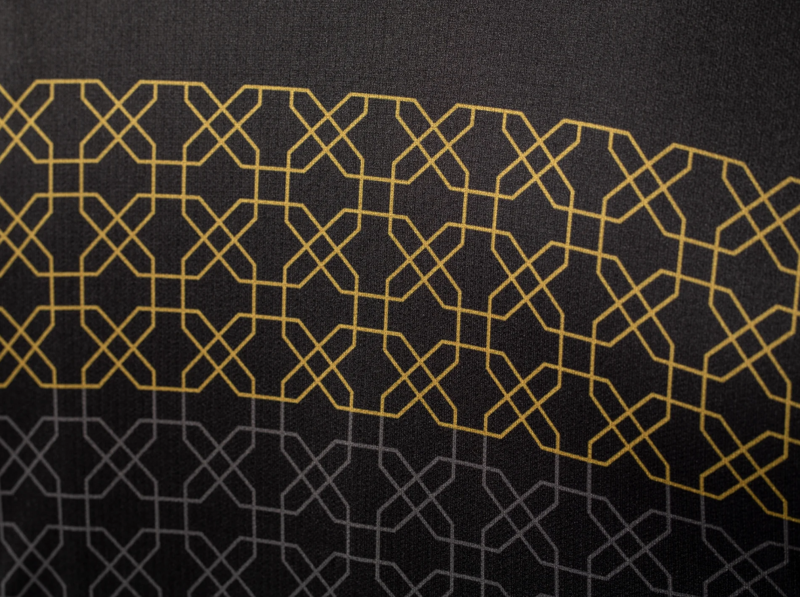 Bontrager Circuit LTD Cycling Short Sleeve Jersey in Kaleidoscope Black/Gold Small-4